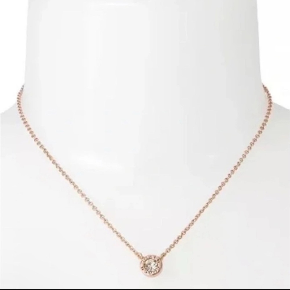 Coach Rose Gold Jewelry Set – Necklace & Earrings. BRAND NEW - Picture 5 of 5